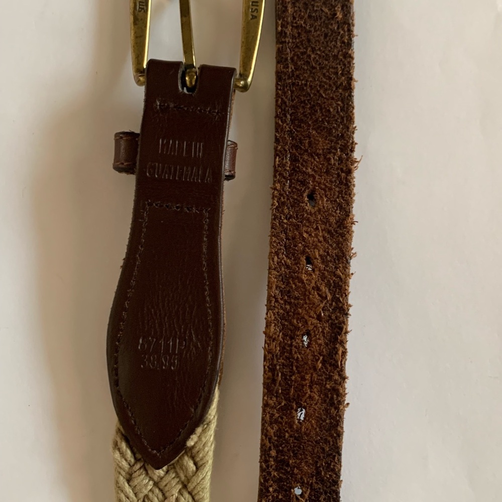 Dockers Brown and Tan Woven Belt - Picture 9 of 13